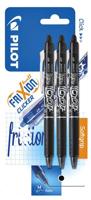Rollerpen pilot frixion blrt-fr7 clicker m 3st zw - thumbnail
