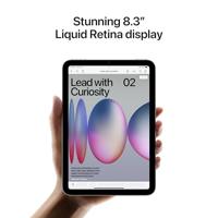 Apple iPad mini 8.3 (A17 Pro, 2024) WiFi 256 GB Spacegrijs iPad 21.1 cm (8.3 inch) Energielabel E (A - G) Apple A17 Pro iPadOS 18 2266 x 1488 Pixel - thumbnail