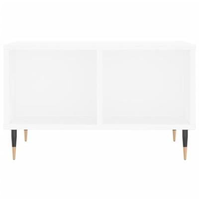 Salontafel 60x50x36,5 cm bewerkt hout wit