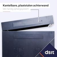 DSI 12U wandkast (kantelbaar) met glazen deur - DS6612-DOUBLE server rack - thumbnail