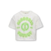 Kids ONLY zomer t-shirt S/S meisjes - print - off wit - Kogdaphne - thumbnail