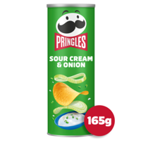 Chips Pringles sour cream onion 165gr - thumbnail