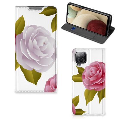 Samsung Galaxy A12 Smart Cover Roses Samsung Galaxy A12 Smart Cover Roses