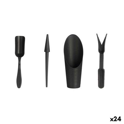 Gereedschapsset Ibergarden Antraciet Polypropyleen Tuin (24 Stuks)