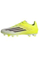 adidas F50 Club Gras / Kunstgras Voetbalschoenen (MG) Neongeel Zwart Rood - thumbnail