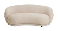 Light & Living Organische Bank 'Uvita' Chenille, kleur Crème - thumbnail