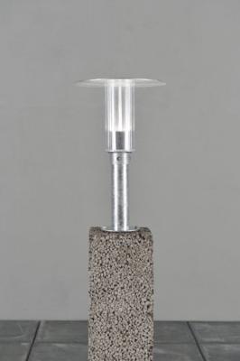 Sokkellamp Mode 701-320 gegalvaniseerd 8W LED dimbaar 701-320