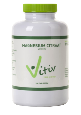 Vitiv Magnesium citraat 200mg 200 Tabletten