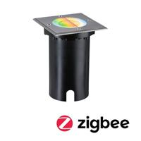 94846 Zigbee 3.0 Floor square Paulmann Home Inbouwlamp 4.9 W RGBW IJzer (geborsteld) - thumbnail