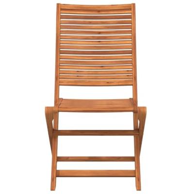 Tuinstoelen inklapbaar 2 st massief acaciahout