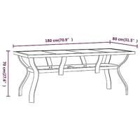 5-delige Tuinset grijs en zwart - thumbnail