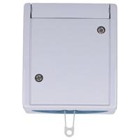 ABB 2CKA001383A0141 Schakelaar IP44 Grijs-wit (RAL 7035), Blauw-groen - thumbnail