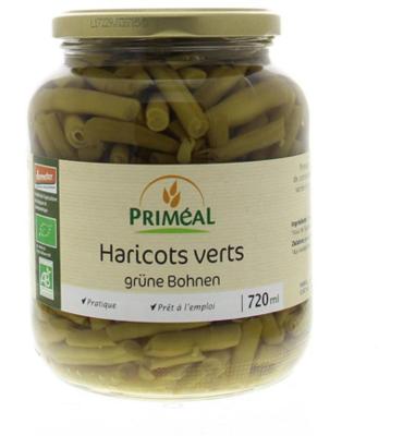 Primeal Haricots verts sperziebonen demeter bio 690 Gram
