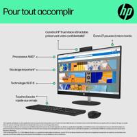 Desktop-pc - HP - 27-cr0061nf - AMD Ryzen 5-processor - 16 GB RAM - 512 GB SSD - 27-inch FHD - thumbnail