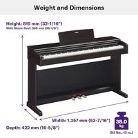 Yamaha Arius YDP-145B Black digitale piano - thumbnail