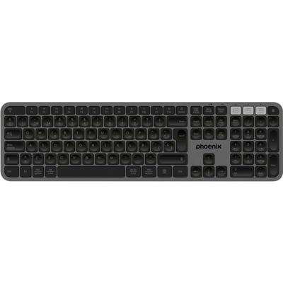 Bluetooth-Toetsenbord Phoenix K300 Grijs Qwerty Spaans Bluetooth-Toetsenbord Phoenix K300 Grijs Qwerty Spaans