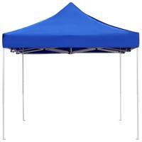 Partytent professioneel inklapbaar 4,5x3 m aluminium blauw - thumbnail