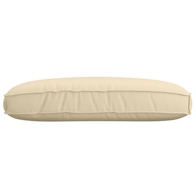Palletkussen voor zitting Beige 120 x 80 x 12 cm Oxford stof - thumbnail