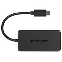Transcend TS-HUB2C TS-HUB2C USB-hub 4 poorten USB-A USB 3.1 Gen1 5 GBit/s Zwart - thumbnail