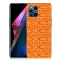 OPPO Find X3 | X3 Pro | TPU bumper | Batik Oranje - thumbnail