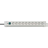 Brennenstuhl Premium-Line stekkerdoos 10-voudig lichtgrijs 3m H05VV-F 3G1,5 - 1955500100 - thumbnail