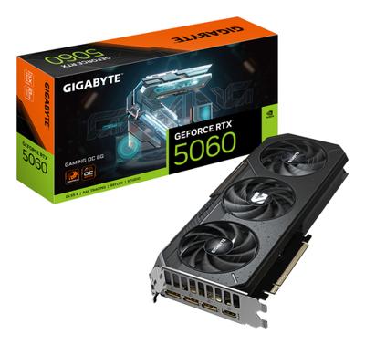 Grafische kaart Gigabyte 9VN5060GO-00-G10 GEFORCE RTX 5060 8 GB GDDR7 - thumbnail