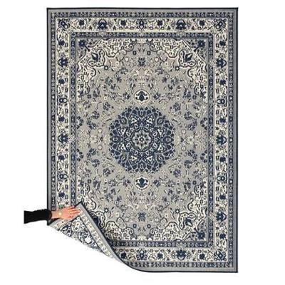 Tapeso Vintage buitenkleed - Flip Agnes donkerblauw - 200x280 cm