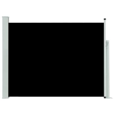 VidaXL Tuinscherm uittrekbaar 140x500 cm zwart VidaXL Tuinscherm uittrekbaar 140x500 cm zwart