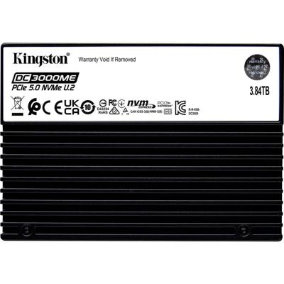 Kingston Enterprise 3.84 TB NVMe/PCIe U.2 SSD harde schijf (2.5 inch) U.2 NVMe PCIe 4.0 x4 SEDC3000ME/3T8 Kingston Enterprise 3.84 TB NVMe/PCIe U.2 SSD harde schijf (2.5 inch) U.2 NVMe PCIe 4.0 x4 SEDC3000ME/3T8