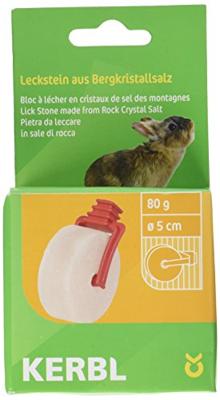 Kerbl Producten/himalaya liksteen 80g oe5cm inclusief houder