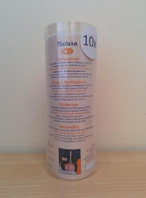 Natura Oorkaarsen ontspannend en verwarmend nr. 2 10 Stuks