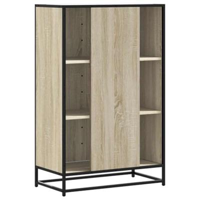 Hoge kast 68x35x106,5 cm bewerkt hout en metaal sonoma eiken Hoge kast 68x35x106,5 cm bewerkt hout en metaal sonoma eiken