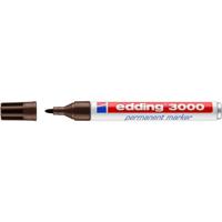 Viltstift edding 3000 rond 1.5-3mm donkerbruin | 10 stuks - thumbnail