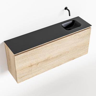 MONDIAZ OLAN 120cm toiletmeubel washed_oak. LEX wastafel urban rechts geen kraangat MONDIAZ OLAN 120cm toiletmeubel washed_oak. LEX wastafel urban rechts geen kraangat