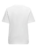 Only Onlmonja S/s Tee Jrs Noos 15320892 T-shirt Korte Mouw White - thumbnail