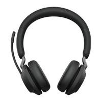 Jabra Evolve2 65 MS On Ear headset Bluetooth Stereo Zwart Volumeregeling, Indicator voor batterijstatus, Microfoon uitschakelbaar (mute) Telefoon - thumbnail
