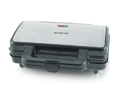 Emerio ST-125833 sandwich maker 900 W Zwart, Roestvrijstaal