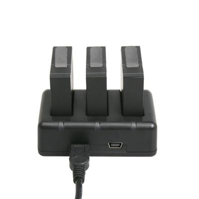 Voor Xiaomi Xiaoyi Yi II 4K Sport actiecamera reislader met LED Indicator licht Voor Xiaomi Xiaoyi Yi II 4K Sport actiecamera reislader met LED Indicator licht