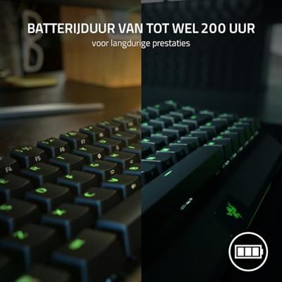 Razer BlackWidow V3 Mini HyperSpeed Zwart - Razer Linear Yellow - thumbnail