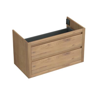 Onderkast Forzalaqua Gela 100x51x60 cm 2 Softclose Lades Eiken Silver Oyster Forzalaqua Onderkast Forzalaqua Gela 100x51x60 cm 2 Softclose Lades Eiken Silver Oyster Forzalaqua