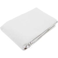 Nature Winterafdekhoes wit koord h75b48cm - thumbnail