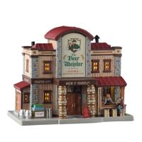 Lemax the beer meister home brewing supplies verlicht kersthuisje Harvest Crossing 2025 - thumbnail