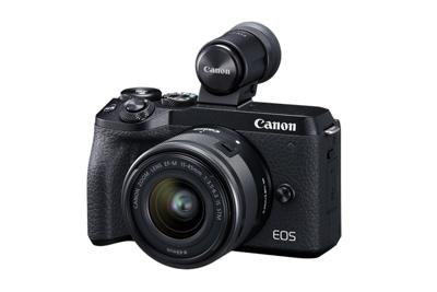 Canon EOS M6 Mark II Mirrorless Digital Camera with 15-45mm Lens, Black Canon EOS M6 Mark II Mirrorless Digital Camera with 15-45mm Lens, Black