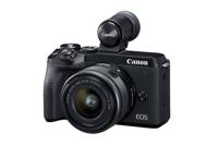 Canon EOS M6 Mark II Mirrorless Digital Camera with 15-45mm Lens, Black - thumbnail