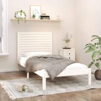Bedframe massief hout wit 90x200 cm - thumbnail