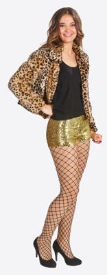Korte Léopard Jas Vrouw
