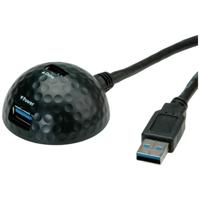 VALUE USB 3.2 Gen 1 docking kabel, koepel, zwart, 1,5 m - thumbnail