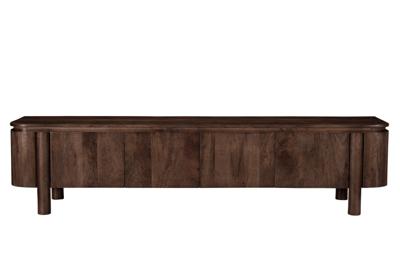 Livingfurn TV-meubel 'Salano' Mangohout, 210cm, kleur Bruin