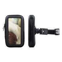 Shop4 - Samsung Galaxy A12 Motorhouder Stuur Zwart - thumbnail