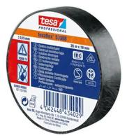 Tesa isolatietape zwart 19mm 25mtr | 10 stuk stuks - thumbnail